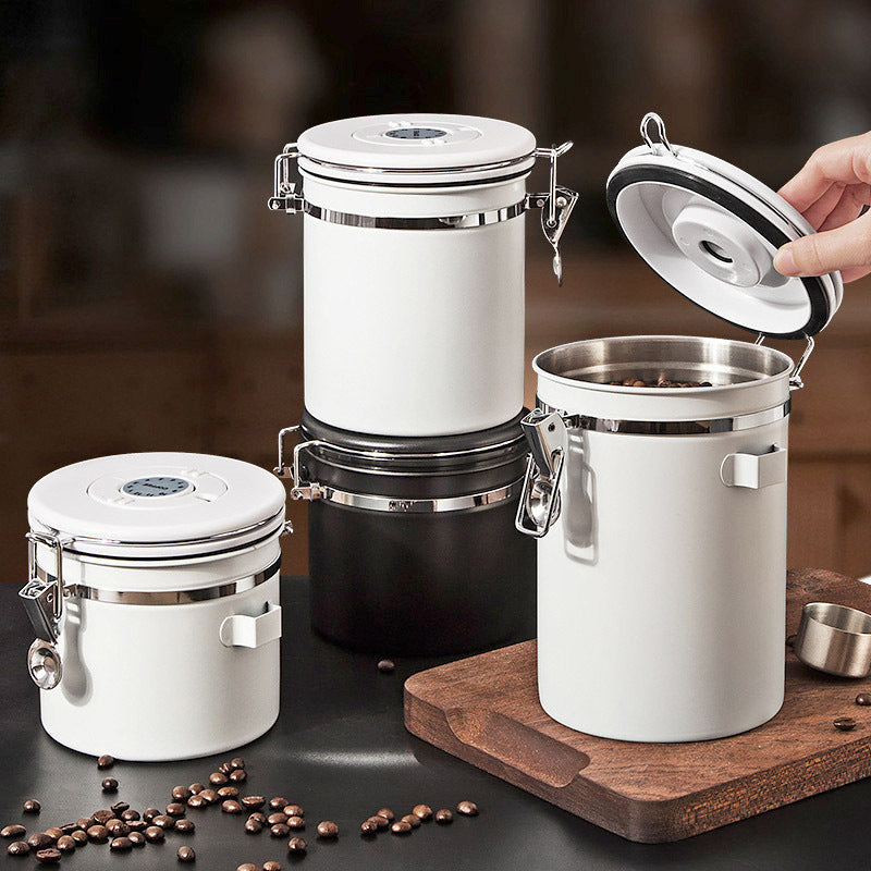 Food Coffee Bean Preservation Tank One-way Exhaust Milk Powder Tank Tea Tank Dried Fruit Coffee Bean Powder Tank Kawashima House Same